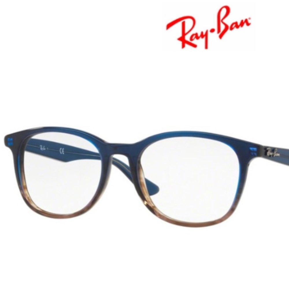 Ray-Ban RX 5356 Eyeglasses. Polished Blue